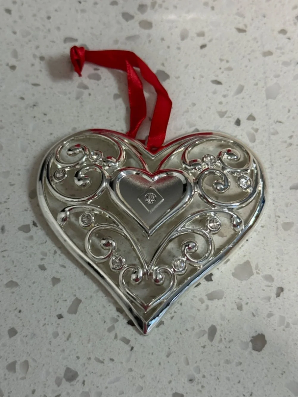 NIB Lenox Christmas Heart Ornaments Set of 3